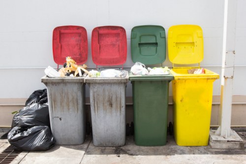 Professional waste removal team